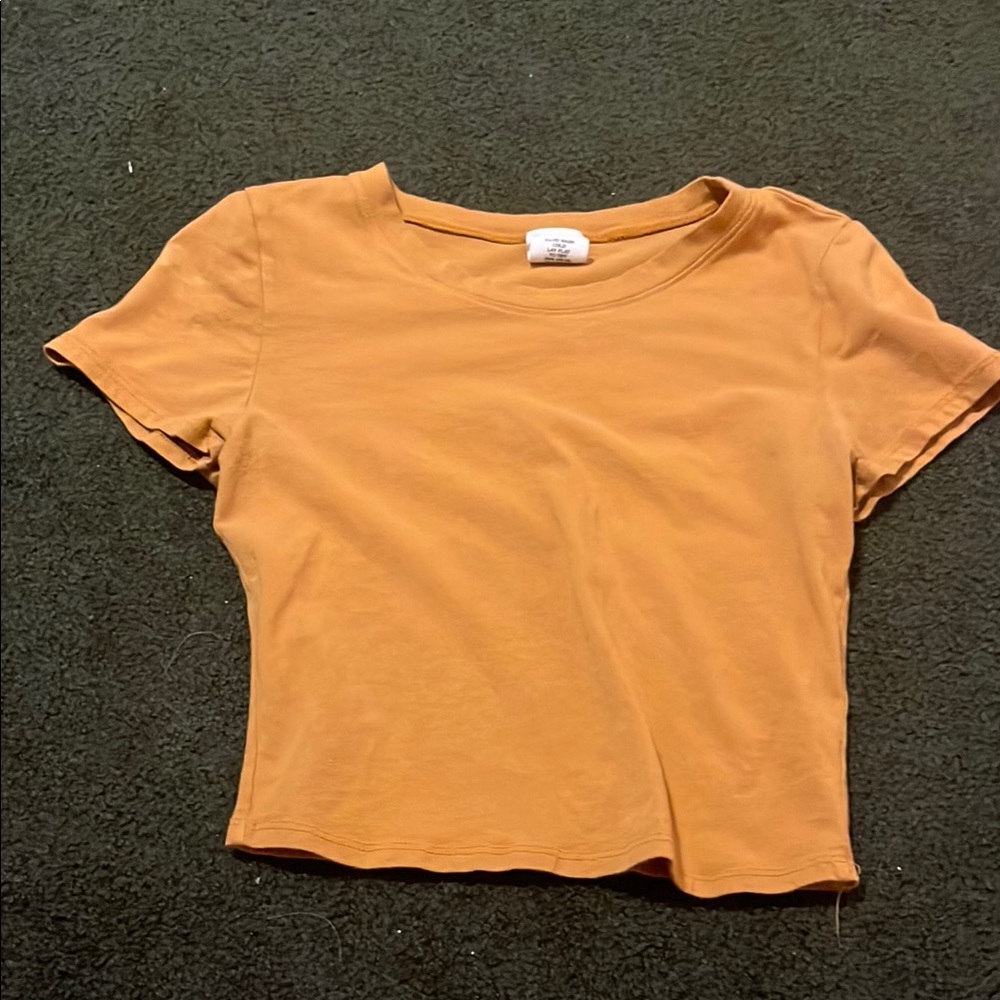 Women's Orange Crop Top